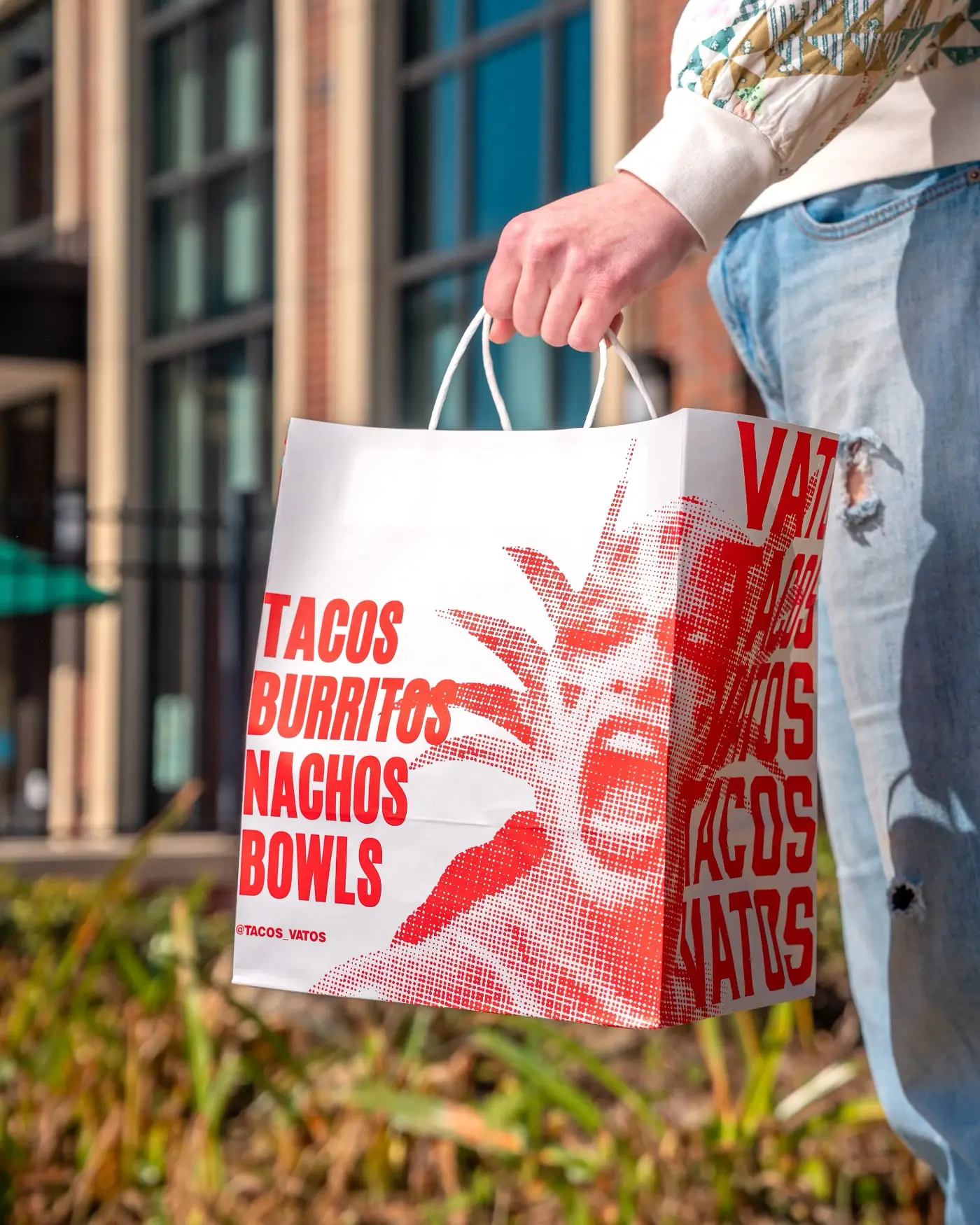 Vato Tacos mexican restaurant branding by Bullhearted Branding Studio packaging design