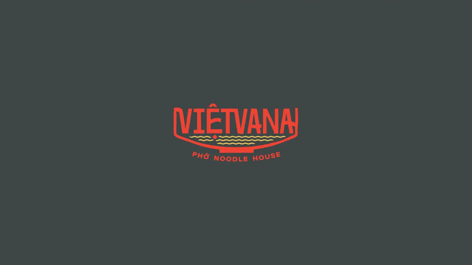 Vietvana Vietnamese restaurant branding logo design