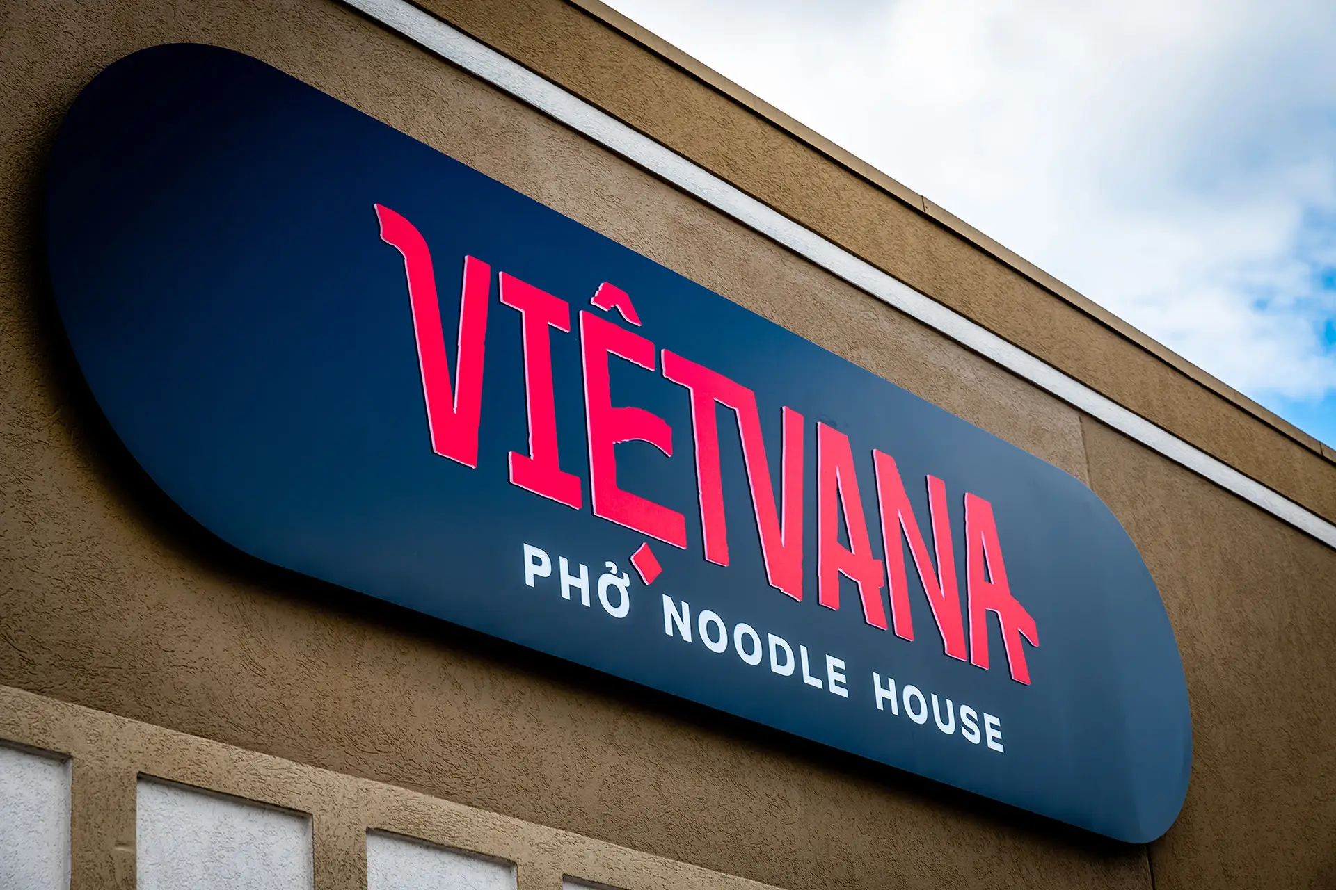 Vietvana Vietnamese restaurant branding signage design